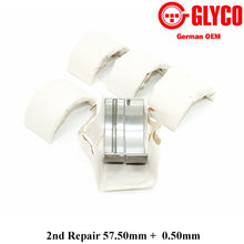 Load image into Gallery viewer, Main Bearing Set Mercedes 190 D E C220 C230 SLK230 57.50mm 2nd Repair OEM Glyco
