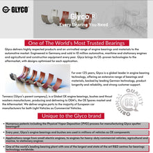 Load image into Gallery viewer, Main Bearing Set Mercedes 190 D E C220 C230 SLK230 57.50mm 2nd Repair OEM Glyco
