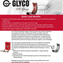 Load image into Gallery viewer, Main Bearing Set Mercedes 190 D E C220 C230 SLK230 57.50mm 2nd Repair OEM Glyco
