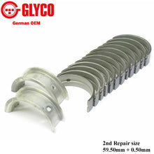 Load image into Gallery viewer, 1982-88 BMW M20 6 Cylinder 325 325e 325is 528e + .50mm Repair Main Bearing GLYCO
