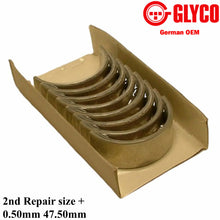 Load image into Gallery viewer, 2nd US 47.50mm Rod Bearing Set 1966-83 BMW 1600 1800 2000 2002 320i German Glyco
