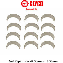 Load image into Gallery viewer, 1984-06 BMW 3 5 M3 Z3 Z4 X5 2nd Repair 44.50mm + 0.50mm Rod Bearing Set GLYCO
