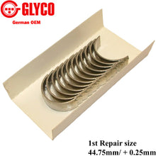 Load image into Gallery viewer, 1984-06 BMW 3 5 M3 Z3 Z4 X5 1st Repair 44.75mm + 0.25mm Rod Bearing Set GLYCO
