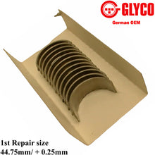 Load image into Gallery viewer, 1984-06 BMW 3 5 M3 Z3 Z4 X5 1st Repair 44.75mm + 0.25mm Rod Bearing Set GLYCO
