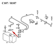 Load image into Gallery viewer, 1973-80 Mercedes Windshield Washer Fluid Reservoir Tank Lid OE MB 000 869 11 19
