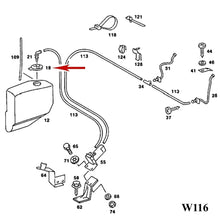 Load image into Gallery viewer, 1973-80 Mercedes Windshield Washer Fluid Reservoir Tank Lid OE MB 000 869 11 19
