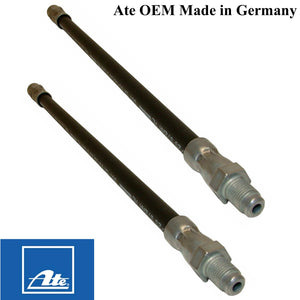 2 X 1973-95 Mercedes OEM Ate Left Right Rear Brake Flex Hose 126 428 03 35 Ate