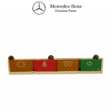 Load image into Gallery viewer, 1978-80 Mercedes W116 300SD Right Lower Instrument Cluster Warning Emblem Strip
