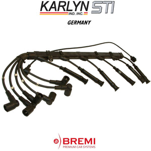 1987-89 BMW E24 635CSi Spark Plug Ignition Wires & Loom STI Germany