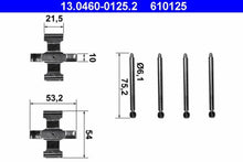 Load image into Gallery viewer, 1971-82 BMW 2800 3.0 CS CSi 630CSi 633 CSi Rear Caliper Pad Pin Spring Kit Ate
