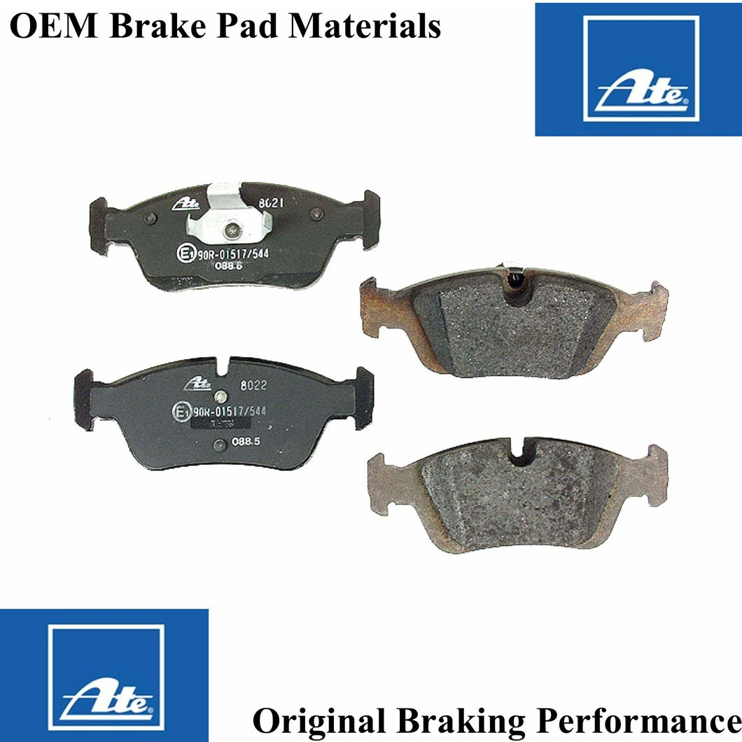 1992-08 BMW 318 323 325 328 Z3 Z4 Front Brake Pad Set 6 864 060 OEM ATE Compound