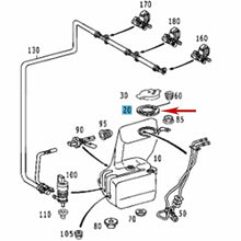 Load image into Gallery viewer, 2000-06 Mercedes CL S 350 430 500 55 600 Windshield Washer Reservoir Lid Adaptor
