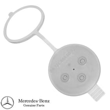 Load image into Gallery viewer, 1977-11 Mercedes Windshield Washer Tank Plastic Cap Lid &amp; Seal 202 860 93 69
