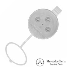 Load image into Gallery viewer, 1977-11 Mercedes Windshield Washer Tank Plastic Cap Lid &amp; Seal 202 860 93 69
