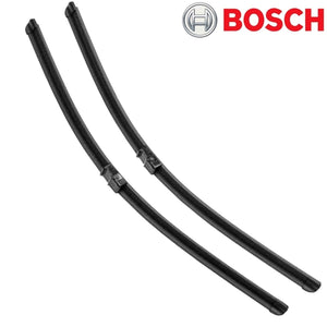 2008-17 Mercedes C CLS E 600mm 24" Windshield Wiper Blade Set OEM Bosch Aerotwin