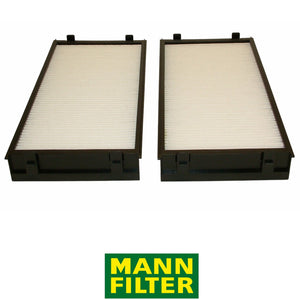 2007-14 BMW X5 X6 Inside Fresh Air Cabin Air Filter Set of 2 64 31 6 945 585