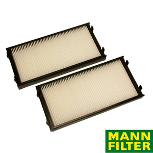 2007-14 BMW X5 X6 Inside Fresh Air Cabin Air Filter Set of 2 64 31 6 945 585