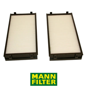 2007-14 BMW X5 X6 Inside Fresh Air Cabin Air Filter Set of 2 64 31 6 945 585