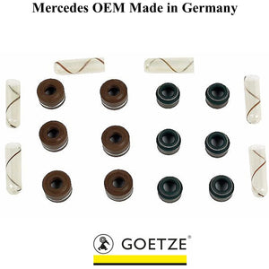 1987-95 Mercedes 300 D SD SDL TD 350 SD SDL S350 Valve Stem Seal Kit OEM Goetze