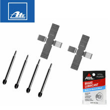 Load image into Gallery viewer, 73-79 Mercedes 240 280 300 Front Brake Caliper Pad Slide Pin Spring Kit OEM Ate
