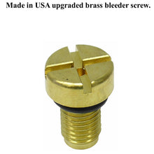 Load image into Gallery viewer, 1990-08 BMW Brass Radiator Coolant Expansion Tank Bleeder Screw with O-Ring USA
