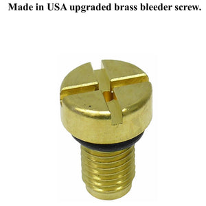 1990-08 BMW Brass Radiator Coolant Expansion Tank Bleeder Screw with O-Ring USA