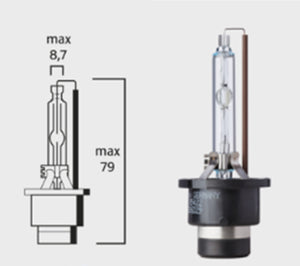 85 V 35 W Xenon H/L Bulb D2S 4200° K Mercedes BMW Audi Porsche VW Saab Volvo