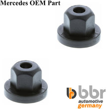 Load image into Gallery viewer, 86-23 Mercedes Multi Use Plastic Nut 10mm Hex 16mm Flange 4mm Hole 003 990 02 51
