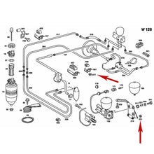 Load image into Gallery viewer, 86-23 Mercedes Multi Use Plastic Nut 10mm Hex 16mm Flange 4mm Hole 003 990 02 51
