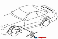 Load image into Gallery viewer, 86-23 Mercedes Multi Use Plastic Nut 10mm Hex 16mm Flange 4mm Hole 003 990 02 51
