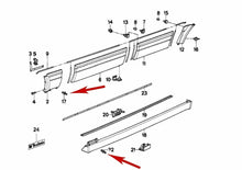 Load image into Gallery viewer, 1984-06 BMW Radiator Shroud Headliner Trim Panel Rocker Spoiler Cover Rivets OEM
