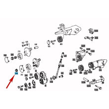 Load image into Gallery viewer, 1996-04 Mercedes E320 SLK230 Belt Tensioner Pulley Mounting Nut 003 990 07 50 OE
