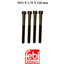 Load image into Gallery viewer, 4 X Cylinder Head Bolt M12 X 120 mm 12 Point 1978-83 Mercedes 240D 615 990 02 12
