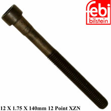 Load image into Gallery viewer, 1978-85 Mercedes 240D 300 CD D SD TD Cylinder Head Bolt 12 X 140 mm 12 Point XZN
