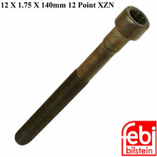 Load image into Gallery viewer, 1978-85 Mercedes 240D 300 CD D SD TD Cylinder Head Bolt 12 X 140 mm 12 Point XZN
