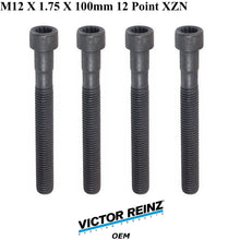 Load image into Gallery viewer, 4 X 1978-83 Mercedes 240D Cylinder Head Bolt 12 X 100 mm 12 Point 615 990 01 12
