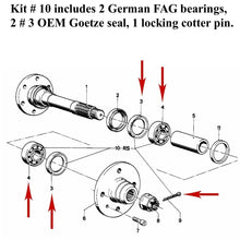 Load image into Gallery viewer, 1977 BMW 320i 1973-75 2002 Turbo Rear Axle Wheel Bearing Kit FAG Made in Germany
