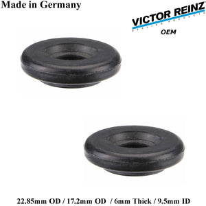 2 X 1991-08 BMW 3 5 7 8 M X Z 23mm Valve Cover Mount Nut Rubber Seal 1 437 395