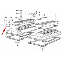 Load image into Gallery viewer, 16 X 1999-03 BMW 540i 740i 740iL X5 Z8 23mm Valve Cover Mounting Rubber Seal
