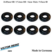 Load image into Gallery viewer, 8 X 1999-3 BMW 540i 740iL X5 Z8 23mm Valve Cover Mount Nut Rubber Seal 1 437 395
