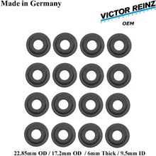 Load image into Gallery viewer, 16 X 1999-03 BMW 540i 740i 740iL X5 Z8 23mm Valve Cover Mounting Rubber Seal
