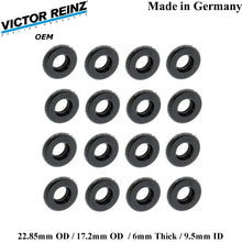 Load image into Gallery viewer, 16 X 1999-03 BMW 540i 740i 740iL X5 Z8 23mm Valve Cover Mounting Rubber Seal
