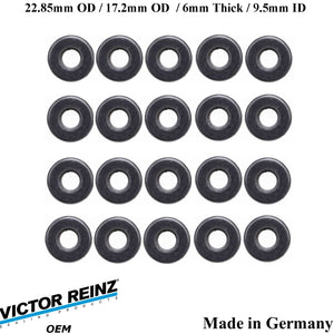 16 X 1999-03 BMW 540i 740i 740iL X5 Z8 23mm Valve Cover Mounting Rubber Seal