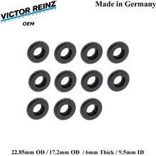 Load image into Gallery viewer, 11 X 1993-98 BMW 530i 540i 740i 740iL 840Ci 23mm Valve Cover Mount Rubber Seal
