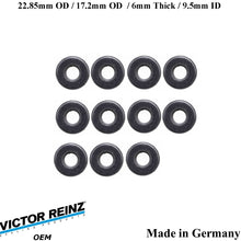 Load image into Gallery viewer, 11 X 1993-98 BMW 530i 540i 740i 740iL 840Ci 23mm Valve Cover Mount Rubber Seal
