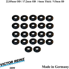 Load image into Gallery viewer, 22 X 1993-98 BMW 530i 540i 740i 740iL 840Ci 23mm Valve Cover Mount Rubber Seal
