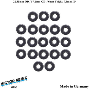 20 X 2000-03 BMW M5 2000-02 Z8 23mm Valve Cover Mount Nut Rubber Seal 1 437 395