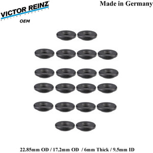 20 X 2000-03 BMW M5 2000-02 Z8 23mm Valve Cover Mount Nut Rubber Seal 1 437 395