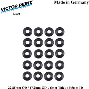 20 X 2000-03 BMW M5 2000-02 Z8 23mm Valve Cover Mount Nut Rubber Seal 1 437 395