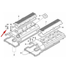 Load image into Gallery viewer, 20 X 2000-03 BMW M5 2000-02 Z8 23mm Valve Cover Mount Nut Rubber Seal 1 437 395
